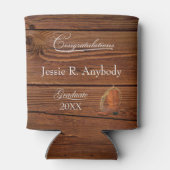 Rustieke Westerne cowboylaars lasso Afstudeerfeest Blikjeskoeler (Achterkant)