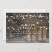 Rustieke Westerne cowboylaarzen voor twee Vrijgeze Kaart (Voorkant)