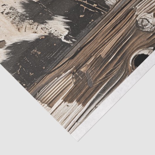 Rustieke Westerne Cowgirl Chic Decoupage Tissuepapier (Detail)