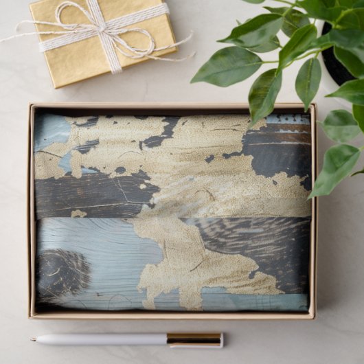 Rustieke Westerne Cowgirl Chic Tissuepapier (Geschenk)