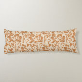 Rustieke Westerne Earth Tone Country Cowboy Boots Lichaamskussen (Achterkant)