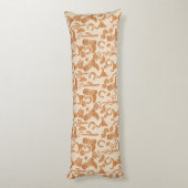 Rustieke Westerne Earth Tone Country Cowboy Boots Lichaamskussen (Achterkant (Verticaal))