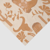 Rustieke Westerne Earth Tone Country Cowboy Boots Tissuepapier (Detail)