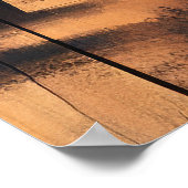 Rustieke Westerne Gotische Raven in Desert Graveya Poster (Hoek)