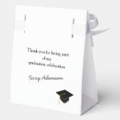 Rustieke Westerne Graduation party Bedankdoosjes (Achterkant)