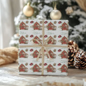 Rustieke Westerne kerst Cadeaupapier