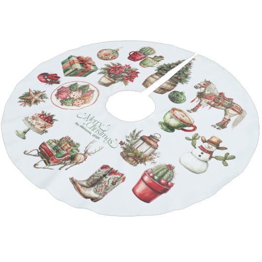 Rustieke Westerne kerst Kerstboom Rok (Gekanteld)