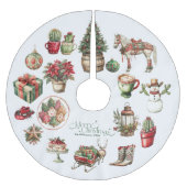 Rustieke Westerne kerst Kerstboom Rok (Voorkant)