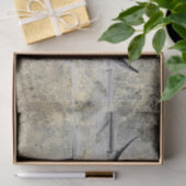 Rustieke Westerne Koe schedel zwart textuur Decoup Tissuepapier (Geschenk)