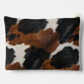 Rustieke Westerne Koeienhuid Patroon met Jouw naam Etui (Achterkant)