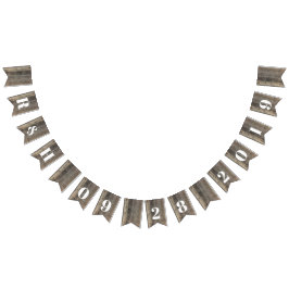 rustieke westerne land houtnerf schuur bruiloft vlaggetjes