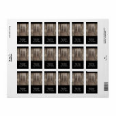 Rustieke Westerne land vuurwapen Pistool kabinet g Etiket (Full Sheet)