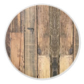 Rustieke Westerne Landelijke Boerderij Bruin Schuu Keramische Knop (Voorkant)