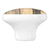 Rustieke Westerne Landelijke Boerderij Bruin Schuu Keramische Knop (Zijkant)