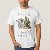 Rustieke Westerne Olifant Cowboy Mama to Be T-shirt (Voorkant)