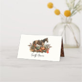 Rustieke Westerne Plezier Paard Thanksgiving Plaatskaartje (Voorkant)