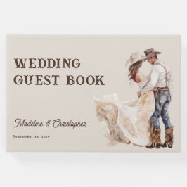 Rustieke Westerne Ranch Wedding Gastenboek