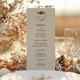 Rustieke Westerne Ranch Wedding Menu