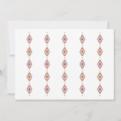 Rustieke Westerne repetitie dineruitnodiging Kaart (Achterkant)