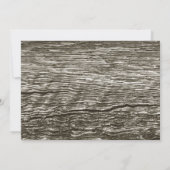 Rustieke Westerne stijl Afstuderen Uitnodigen met Kaart (Achterkant)