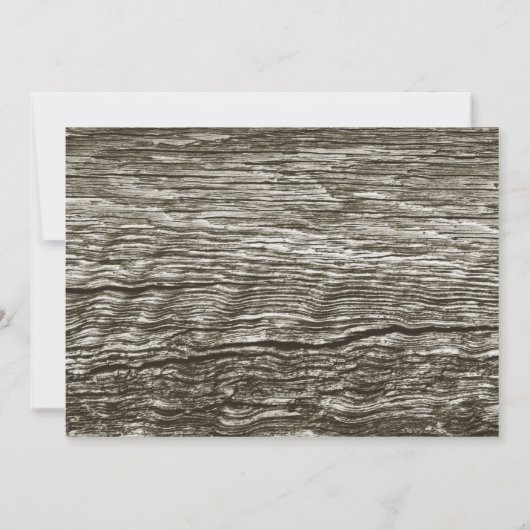 Rustieke Westerne stijl Afstuderen Uitnodigen met  Kaart (Achterkant)