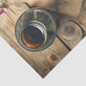 Rustieke Westerne wilde westen oude letter pen ste Tissuepapier (Detail)