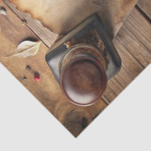 Rustieke Westerne wilde westen oude letter pen ste Tissuepapier (Detail)