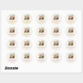 Rustieke Westerse Baby Shower Sticker (Vel)