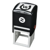 Rustieke Westerse Hoefijzer Monogram Zelfinktende Stempel (Product)