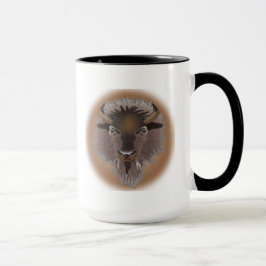 Rustieke Westerse Plains Bison Mok