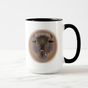 Rustieke Westerse Plains Bison Mok