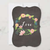 Rustieke Whimsical Grootmoeder Chic Hipster Krijtb Save The Date (Achterkant)