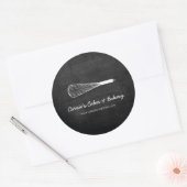 Rustieke Whisk Logo Bakkerij, Catering Stickers (Envelop)