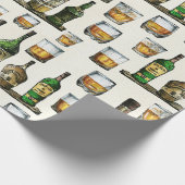 Rustieke Whisky Cadeaupapier (Hoek)