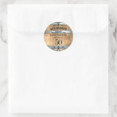 Rustieke Whisky Vat 50e Verjaardag Sticker (Tas)