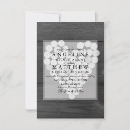 Rustieke Wijn Cork Hart Wijngaard Huwelijksuitnodi Kaart