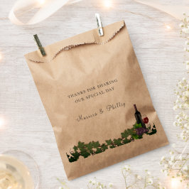 Rustieke Wijn Grapevines Wijnmakerij Bruiloft Bedankzakje