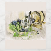 Rustieke wijn land label wijn etiket (Enkel label)