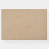 Rustieke wijn wijngaard bruiloft gastenboek (Achterkant)