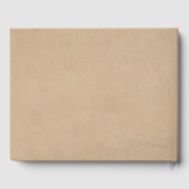 Rustieke wijn wijngaard bruiloft gastenboek (Achterkant)