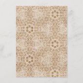 Rustieke wijngaard bruiloft ceremonie Routebeschri Informatiekaartje (Achterkant)