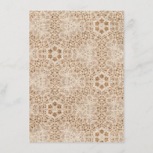 Rustieke wijngaard bruiloft ceremonie Routebeschri Informatiekaartje (Achterkant)