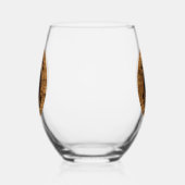 Rustieke wijnkelder proeverij kamer wijnglas zonder voet (Links)