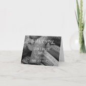 Rustieke wijnkurk trouw bedankt (Voorkant)