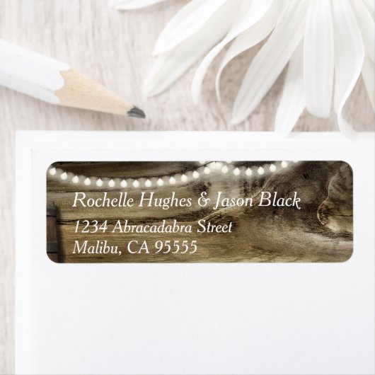 Rustieke Wijnmakerij Bruiloft KLEIN label (Insitu)