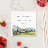 Rustieke wijnmakerij Landschap Bruiloft