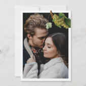 Rustieke wijnvat wijnmakerij wijngaard trouwfoto kaart (Achterkant)