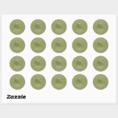 Rustieke Wild Garlic Label Sticker (Vel)