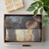 Rustieke Wild Mushroom Cluster Illustratie Tissuepapier (Geschenk)