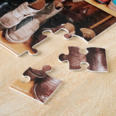 Rustieke Wild West Cowboy Boots Americana Country Legpuzzel (Zijkant)